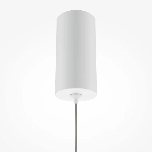 Светильник подвесной LED Pro Base MOD159PL-L6WK Maytoni белый 1 лампа, основание белое в стиле современный минимализм трубочки фото 4