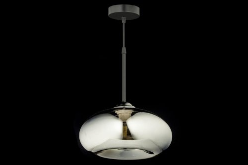 Светильник подвесной Dego E 1.P1 CS Arti Lampadari чёрный серый 1 лампа, основание чёрное в стиле современный  фото 3