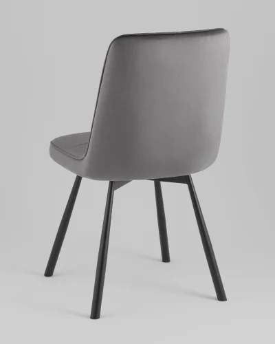 Стул Boun, вращающийся, велюр темно-серый УТ000041915 Stool Group, /, ножки//, размеры - ***** фото 7