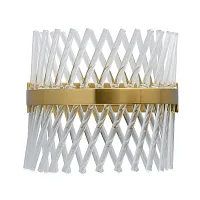 Бра Аделард 642024101 MW-Light прозрачный на 1 лампу, основание латунь в стиле классический 