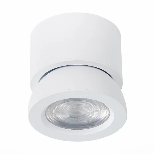 Светильник накладной LED St654 ST654.542.10 ST-Luce белый 1 лампа, основание белое в стиле хай-тек круглый фото 3