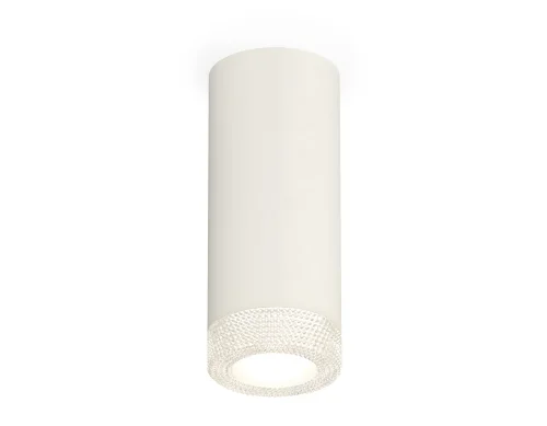 Светильник накладной XS7442010 Ambrella light белый 1 лампа, основание белое в стиле хай-тек современный круглый