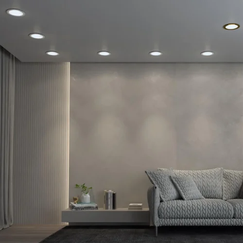 Светильник точечный LED с переключателем цветовой температуры Lante 358955 Novotech белый на 1 лампу, основание белое в стиле современный хай-тек фото 3