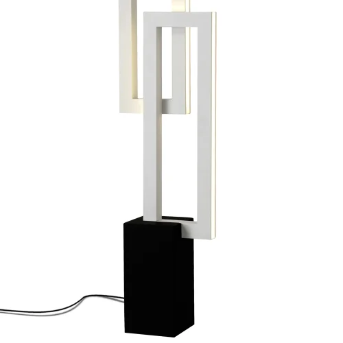 Настольная лампа LED Mural 6562 Mantra белая 1 лампа, основание белое металл в стиле современный  фото 4
