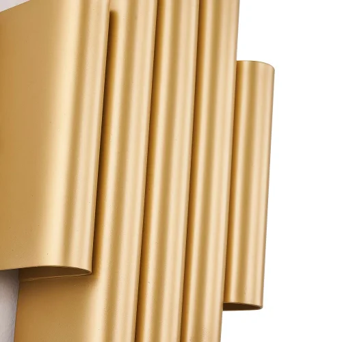 Бра LED Tubulis 4125-2W Favourite матовый золото на 2 лампы, основание матовое золото в стиле современный арт-деко  фото 5