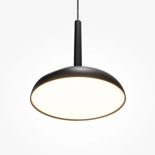 Светильник подвесной LED MOD451PL-L8B3K Vita Maytoni чёрный на 1 лампу, основание чёрное в стиле современный хай-тек лифтовый механизм фото 2