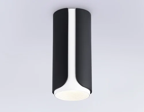 Светильник накладной TN51589 Ambrella light чёрный 1 лампа, основание чёрное в стиле современный хай-тек круглый фото 3
