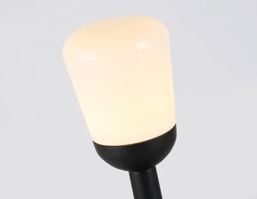 Парковый светильник ST2087 Ambrella light уличный IP54 чёрный 1 лампа, плафон белый в стиле хай-тек современный E27 фото 3