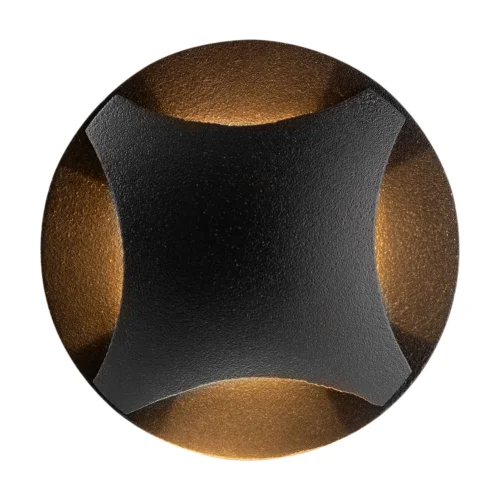 Встраиваемый светильник LED Biscotti O036-L3B3K Maytoni уличный IP65 чёрный 1 лампа, плафон чёрный в стиле современный LED фото 2