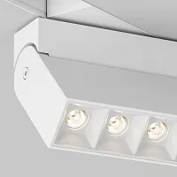 Трековый светильник LED Magnetic track system Gravity TR077-2-10W3K-W Maytoni белый для шинопроводов серии Magnetic track system Gravity белый