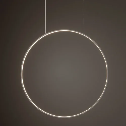 Светильник подвесной LED Circolo Led M 11605-NW Nowodvorski белый на 1 лампу, основание белое в стиле современный кольца фото 4
