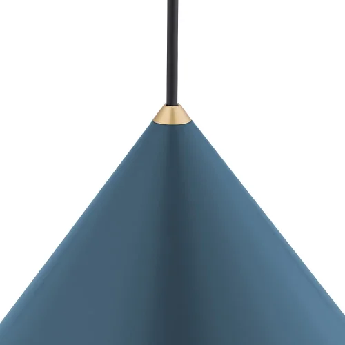 Светильник подвесной Zenith L 8007-NW Nowodvorski зелёный синий на 1 лампу, основание зелёное в стиле лофт фото 4