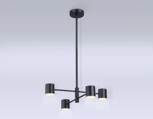 Светильник подвесной LED FL51707 Ambrella light чёрный 1 лампа, основание чёрное в стиле современный хай-тек  фото 4
