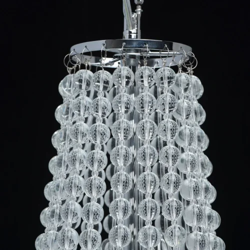 Люстра подвесная Бриз 464018506 MW-Light прозрачная на 6 ламп, основание хром в стиле классический фото 7