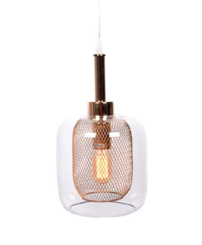 Светильник подвесной Бесса (Bessa) LDP 11337 GD Lumina Deco прозрачный золотой на 1 лампу, основание золотое в стиле современный лофт фото 4 Светильник подвесной Бесса (Bessa) LDP 11337 GD Lumina Deco прозрачный золотой на 1 лампу, основание золотое в стиле современный лофт фото 4
