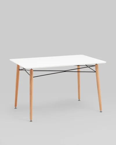 Стол обеденный Лондон New 120*80, белый УТ000038926 Stool Group столешница белая из мдф