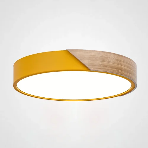 Светильник потолочный CLIP Yellow D30 193042-26 ImperiumLoft белый 1 лампа, основание жёлтое в стиле современный 