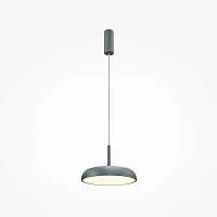 Светильник подвесной LED Gerhard MOD189PL-L12GR3K1 Maytoni белый серый 1 лампа, основание серое в стиле современный хай-тек 