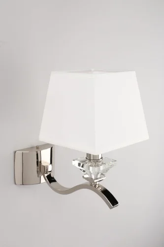 Бра Emilia APL.723.01.01 Aployt белый на 1 лампа, основание никель в стиле современный  фото 3