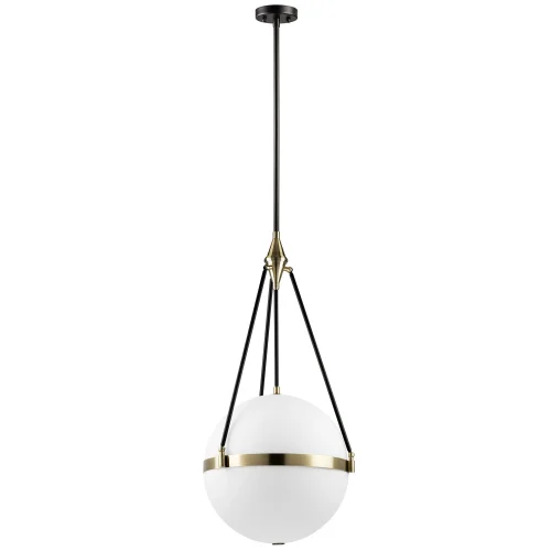 Светильник подвесной Modena 816047 Lightstar белый 3 лампы, основание чёрное в стиле арт-деко 