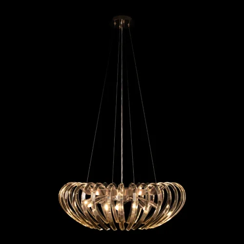 Люстра подвесная хрустальная Dakota 10300/600 French gold LOFT IT прозрачная на 8 ламп, основание золотое в стиле современный  фото 4