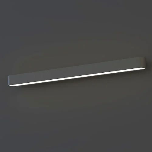 Бра Soft Софт Валл 90x6 (Soft Wall Led 90x6) 7534-NW Nowodvorski белый на 1 лампу, основание графит в стиле современный фото 3