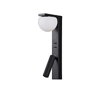 Бра с выключателем LED Грета 07809W,19(4000K) Kink Light белый на 1 лампу, основание чёрное в стиле современный для чтения
