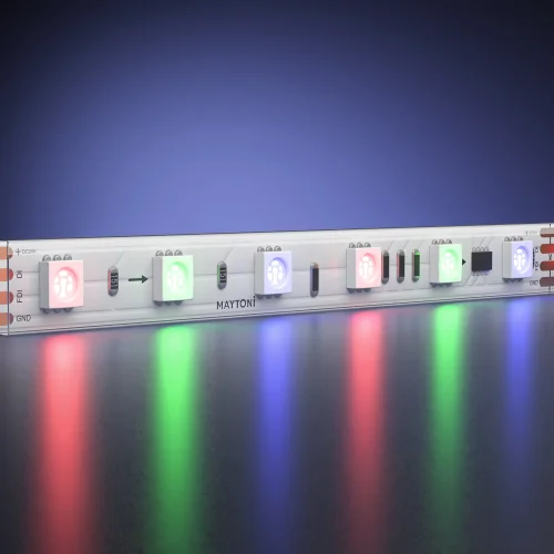 Светодиодная лента 24В 5050 14,4Вт/м RGB 5м IP 68 201249 Maytoni цвет LED K, световой поток Lm фото 3