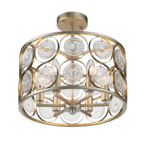 Светильник потолочный Seranda SL1105.202.06 ST-Luce золотой 6 ламп, основание золотое в стиле современный  фото 3