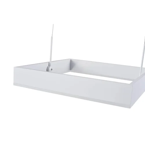 Светильник подвесной LED Straight V2450-PL Moderli белый на 1 лампу, основание белое в стиле хай-тек квадраты фото 4