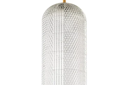 Светильник подвесной LED Candels L 1.P3 G Arti Lampadari прозрачный 1 лампа, основание золотое в стиле современный  фото 2