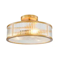 Люстра потолочная Radiales 3099-3C Favourite прозрачная на 3 лампы, основание золотое в стиле классический 