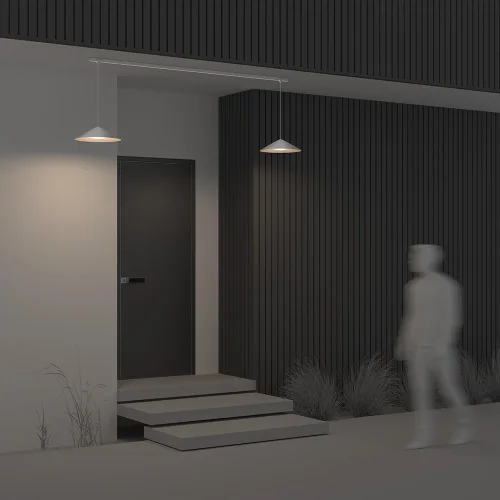 Трековый светильник LED уличный Campana O-TR01-1-P-12WW3K Maytoni белый для шинопроводов серии Campana белый фото 5