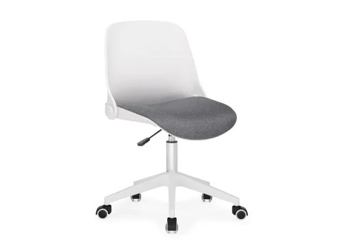 Компьютерное кресло Zarius gray / white 15612 Woodville, серый/ткань, ножки/пластик/белый, размеры - *930***580*580 фото 2