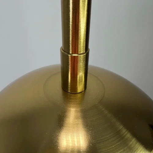 Светильник подвесной ASKA Gray 177920-26 ImperiumLoft серый 1 лампа, основание золотое в стиле современный лофт  фото 7