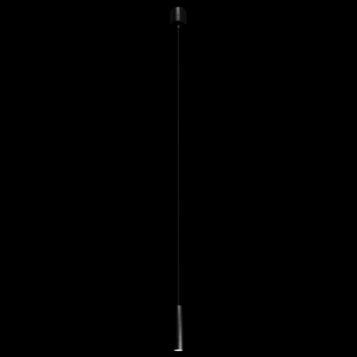 Светильник подвесной LED Metropolis 10334/300 Black LOFT IT чёрный 1 лампа, основание чёрное в стиле современный хай-тек трубочки фото 2