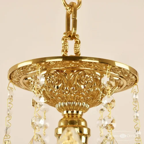 Люстра подвесная 72199/12+6+3/250/A G Bohemia Ivele Crystal без плафона на 21 лампа, основание золотое в стиле классический  фото 2