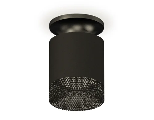 Светильник накладной XS7402064 Ambrella light чёрный 1 лампа, основание чёрное в стиле хай-тек современный круглый фото 4