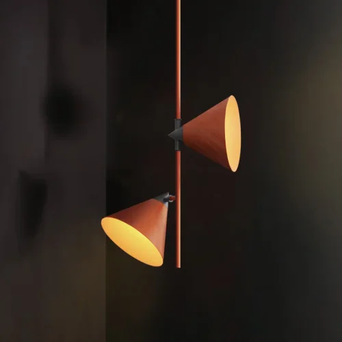 Светильник подвесной Cone 101468-26 ImperiumLoft чёрный 2 лампы, основание чёрное в стиле современный  фото 4