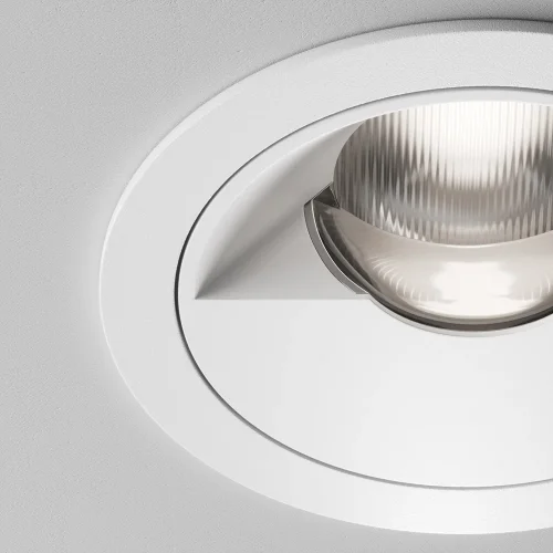 Светильник точечный LED Parete DL100-12W2.7-3-4K-RD-W Maytoni белый на 1 лампу, основание белое в стиле современный хай-тек круглый фото 2