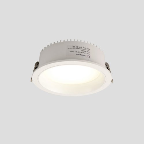 Светильник точечный ЛЕД CLT 529C135 WH 4000K Crystal Lux белый на 1 лампу, основание белое в стиле минимализм круглый фото 2