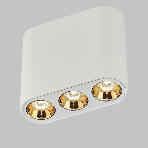 Светильник накладной LED Small 7091/8CL Odeon Light белый на 1 лампу, основание белое в стиле минимализм хай-тек фото 5