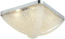 Люстра потолочная Marelli 2169/09/04C Stilfort прозрачная на 4 лампы, основание хром в стиле модерн 