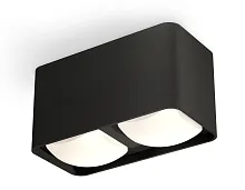 Светильник накладной Techno Spot XS XS7851022 Ambrella light чёрный 2 лампы, основание чёрное в стиле модерн хай-тек прямоугольный