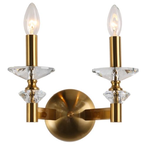 Бра Albert 1048/03/02W Stilfort без плафона на 2 лампы, основание золотое в стиле классический 