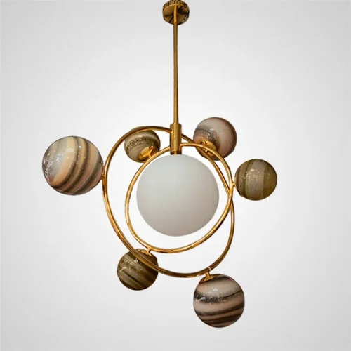 Светильник подвесной COSMOGONY A 151873-26 ImperiumLoft белый на 1 лампу, основание золотое в стиле современный лофт фото 13 Светильник подвесной COSMOGONY A 151873-26 ImperiumLoft белый на 1 лампу, основание золотое в стиле современный лофт фото 13