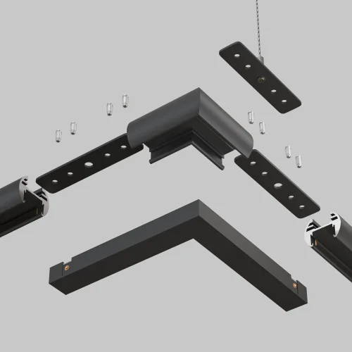 Коннектор угловой круглый Magnetic track system Basity TRA172CL-R-11B Maytoni чёрный в стиле для светильников серии Magnetic track system Basity накладной basity магнитная фото 5 Коннектор угловой круглый Magnetic track system Basity TRA172CL-R-11B Maytoni чёрный в стиле для светильников серии Magnetic track system Basity накладной basity магнитная фото 5