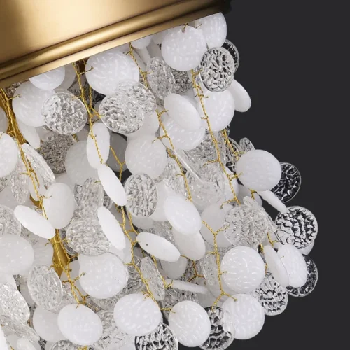 Торшер VERONA FL B 212111-23 ImperiumLoft прозрачный на 6 ламп, основание латунь в стиле современный фото 9