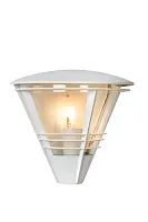 Настенный светильник LIVIA 11812/01/31 Lucide уличный IP44 белый 1 лампа, плафон белый прозрачный в стиле современный E27