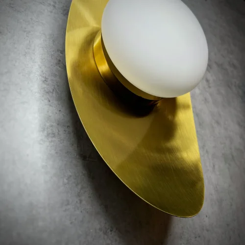 Настенный светильник ALON 167175-26 ImperiumLoft белый на 1 лампа, основание медь в стиле современный  фото 7
